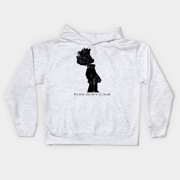 Boondocks Quotes Kids Hoodie by Anvist